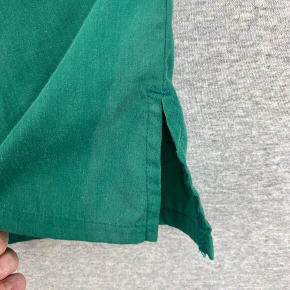 Tahdah Scrub Pants Womens Small Green Drawstring Split Leg Healthcare Uniform - Picture 7 of 13